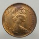 1984 - 1 penny, Elizabeth II., Anglicko