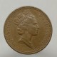1987 - 1 penny, Elizabeth II., Anglicko