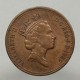 1989 - 1 penny, Elizabeth II., Anglicko