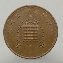 1994 - 1 penny, Elizabeth II., Anglicko