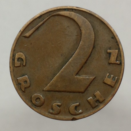 1929 - 2 groschen, Rakúsko