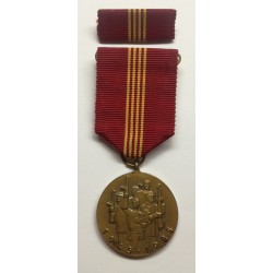 40. výročí osvobození Československa sovětskou armádou, bronzová medaila so stužkou, 1985, ČSSR