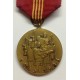 50. výročí osvobození Československa sovětskou armádou, bronzová medaila so stužkou, 1985, ČSSR