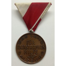 Das Land Salzburg - FÜR KATASTROPHEN HILFE, bronzová medaila, Rakúsko