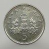 2000 - 5 pence, Elizabeth II., Anglicko
