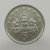 2001 - 5 pence, Elizabeth II., Anglicko