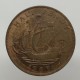 1949 - 1/2 penny, George VI., Anglicko