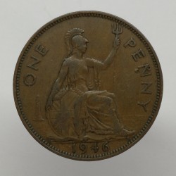 1946 - 1 penny, George VI., Anglicko