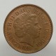 2001 - 2 pence, Elizabeth II., Anglicko