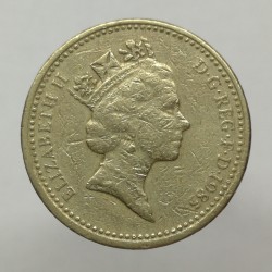 1985 - 1 pound, Elizabeth II., Anglicko