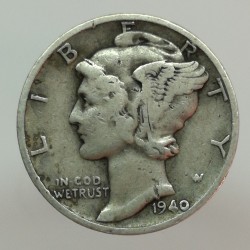 1940 D - 1 dime, USA