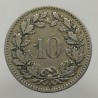 1882 B - 10 rappen, Švajčiarsko