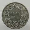 1881 B - 20 rappen, Švajčiarsko