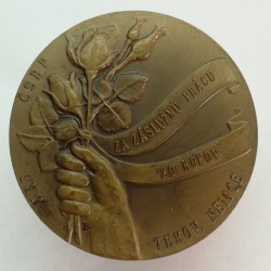 JRD ČSBP Tekovské Nemce, za záslužnú prácu 20 rokov, AE medaila