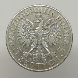 1933 (w) - 5 zlotych, Poľsko