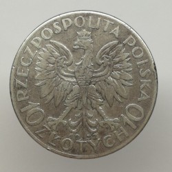 1932 (w) - 10 zlotych, Poľsko