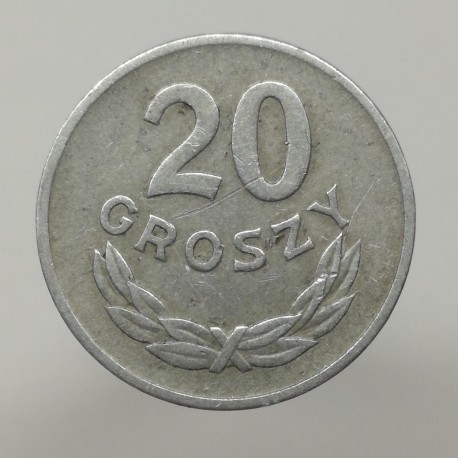 1957 - 20 groszy, Poľsko