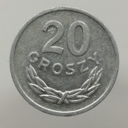 1976 MW - 20 groszy, malá číslica 6, Poľsko