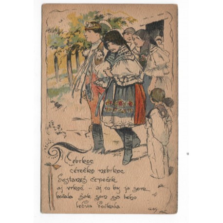 Uměl. dop. akad. malíře Oldř. Cihelky č. 128, pohľadnica, Československo