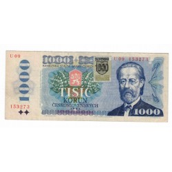 1 000 Sk 1985 / 1993 kolok, U 09, bankovka, Slovenská republika