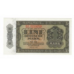 1 Deutsche Mark 1948 BG, DEMOCRATIC REPUBLIC, bankovka, Nemecko, UNC