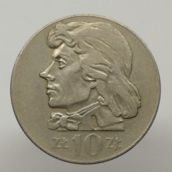 1972 MW - 10 zlotych, T. Kosciuszko, Poľsko