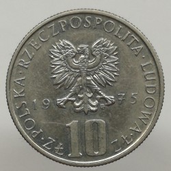 1975 MW - 10 zlotych, B. Prus, Poľsko