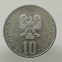 1977 MW - 10 zlotych, B. Prus, Poľsko