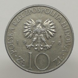 1976 MW - 10 zlotych, A. Micklewicz, Poľsko