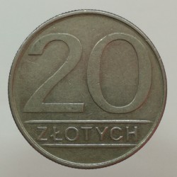 1985 MW - 20 zlotych, Poľsko