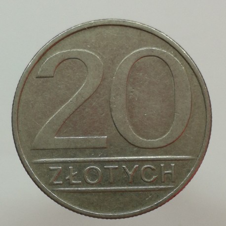 1986 MW - 20 zlotych, Poľsko