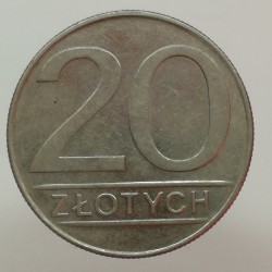 1987 MW - 20 zlotych, Poľsko