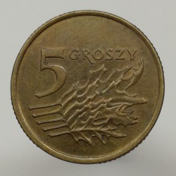 1991 MW - 5 groszy, Poľsko