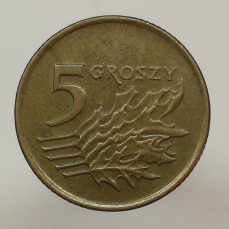 1992 MW - 5 groszy, Poľsko