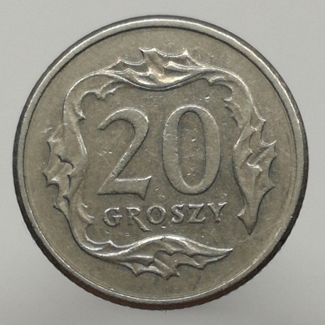 1998 MW - 20 groszy, Poľsko