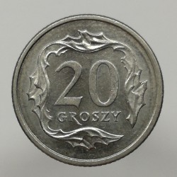 1999 MW - 20 groszy, Poľsko
