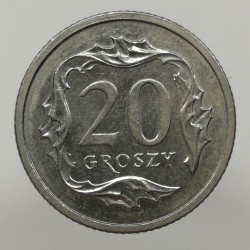 2001 MW - 20 groszy, Poľsko