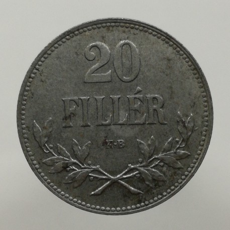 1920 - 20 fillér, Maďarsko