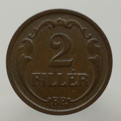 1927 BP - 2 fillér, Maďarsko