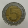 1996 MW - 5 zlotych, Poľsko
