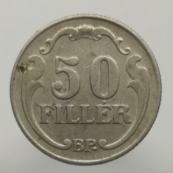 1938 BP - 50 fillér, Maďarsko