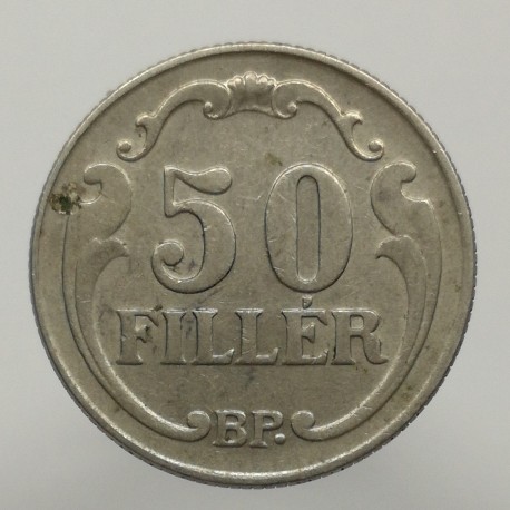1938 BP - 50 fillér, Maďarsko