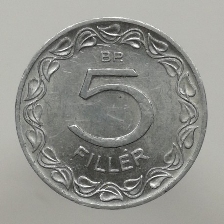 1961 BP - 5 fillér, Maďarsko