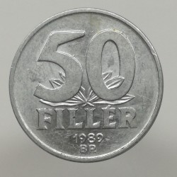 1989 BP - 50 fillér, Maďarsko