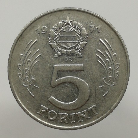 1971 BP - 5 forint, Maďarsko