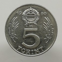 1980 BP - 5 forint, Maďarsko