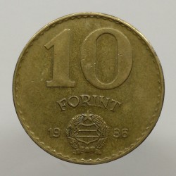 1986 BP - 10 forint, Maďarsko