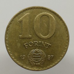 1987 BP - 10 forint, Maďarsko
