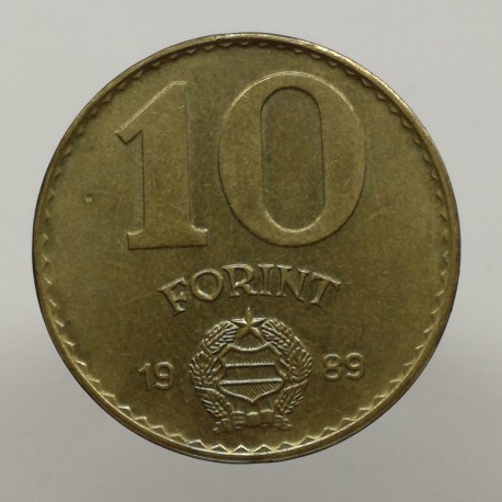 1989 BP - 10 forint, Maďarsko