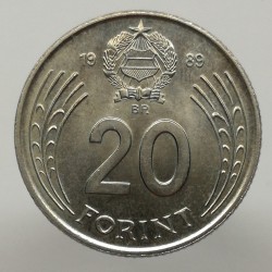 1989 BP - 20 forint, Maďarsko